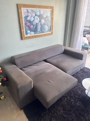 Sofá retrátil seminovo 