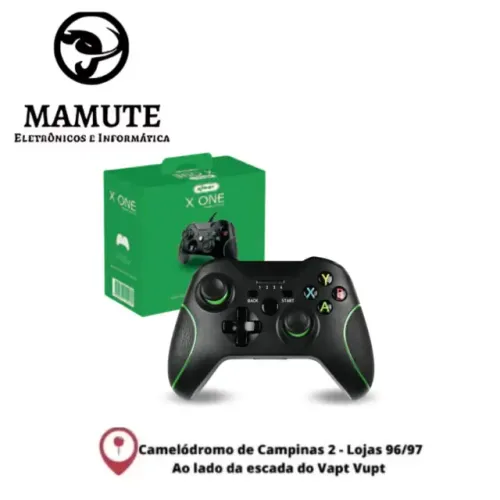 Controle X-One / PC com Fio 1.7 Metros e Vibração KNUP - KP-5130