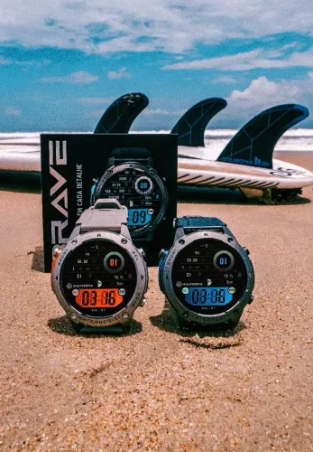 Smartwatch BRAVE | GPS | 5ATM Aprova de água do mar | Resistência IP69k