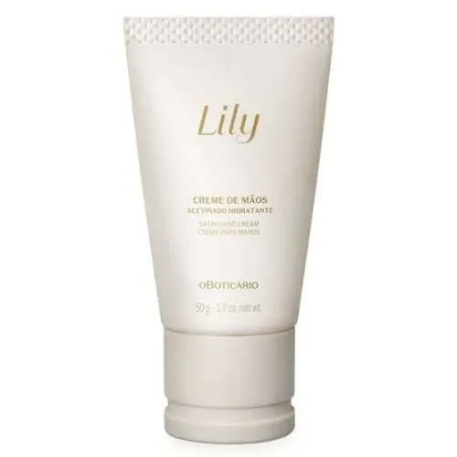 Creme de Mãos Acetinado Hidrantate " LILY " 50g