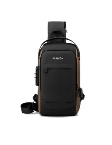 Promoção Mochila Tiracolo Masculina De Ombro Antifurto Com Porta Usb
