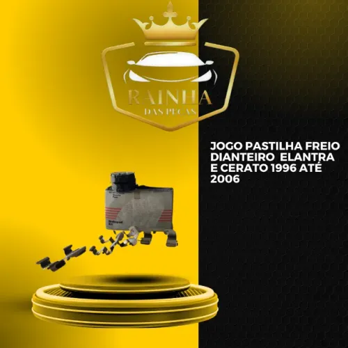 Jogo Pastilha Freio Dianteiro  Elantra e Cerato 1996 até 2006