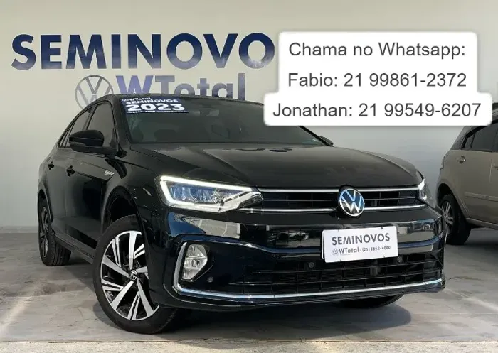 VIRTUS HIGHLINE 1.0TSI 2023 FLEX - IPVA 25 e *TRANSFERENCIA CORTESIA