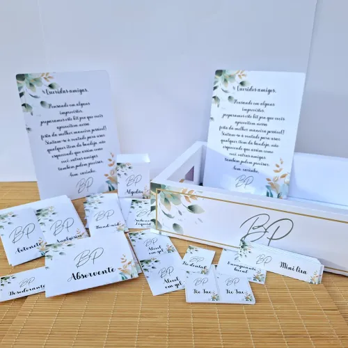 Kit festa toaletr/banheiro personalizado