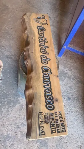 Placa Rústica Fazenda, Sítio, Chácara ou Rancho