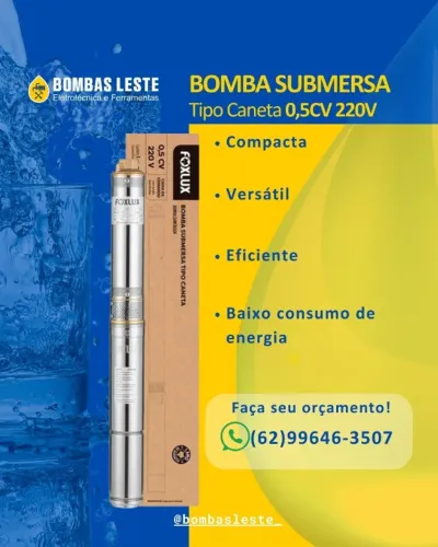 BOMBA SUBMERSA TIPO CANETA