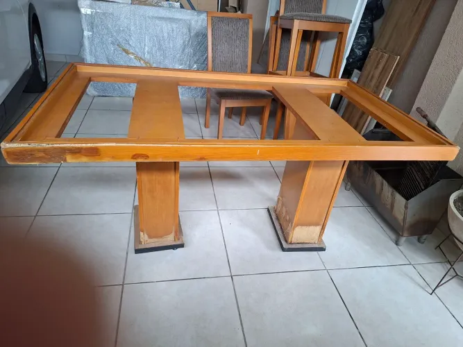  mesa de vidro fume  medida 1.60×0.80 largura 