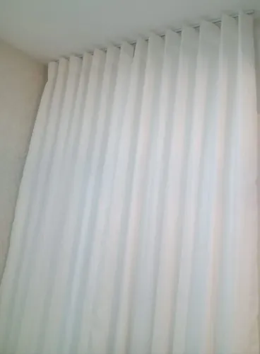 NOVA - Cortina Wave Linho com Forro PROMOÇÃO<br>4,00 L X 2,63 A<br>