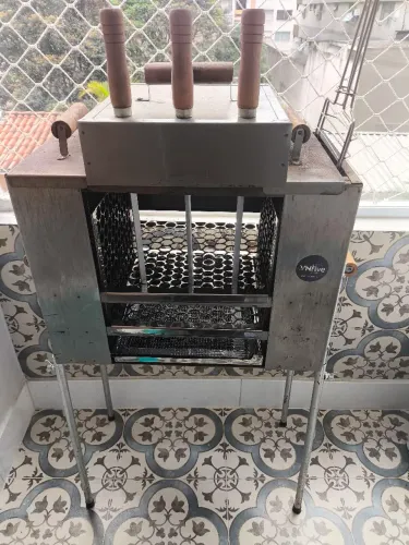 Churrasqueira apartamento sem fumaça