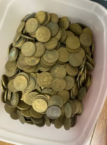 100 moedas 50 centavos Getulio Vargas fazer alianças de moeda antiga coleção numismatica
