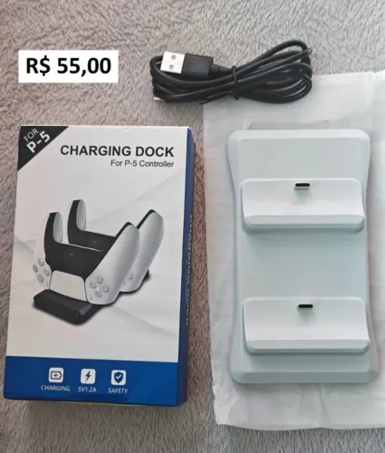 Carregador Controle PS5 Charging Dualsense Dock Station