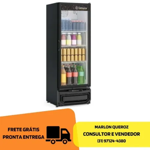 Refrigerador 410 Litros Gelopar Novo