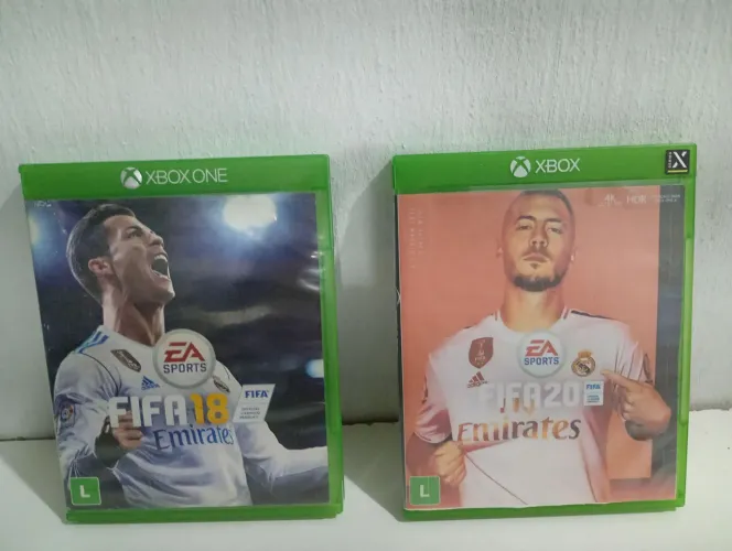 FIFA 20 e FIFA 18. 2 jogos de Xbox one