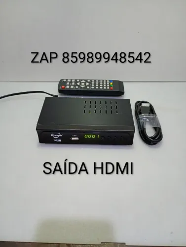 Conversor Digital TV SAÍDA HDMI Pronto Para Uso Completo 