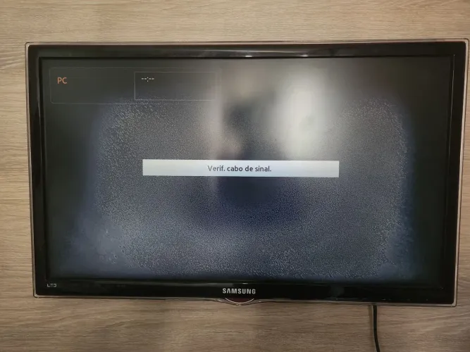 TV 27 polegadas Samsung Defeito