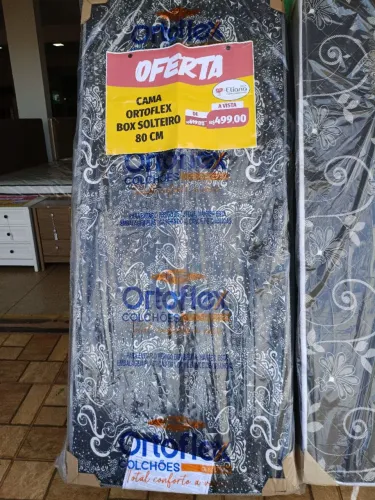 Cama box solteiro ortoflex 