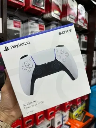 Controle PS5 Branco Joystick Dualsense Ps5 Original Lacrado Entrega Grátis DF