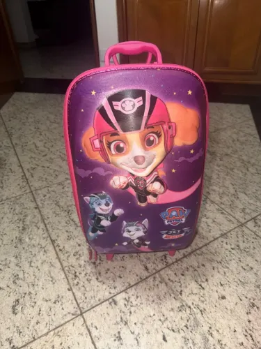 Mala de rodinhas Patrulha Canina Skye