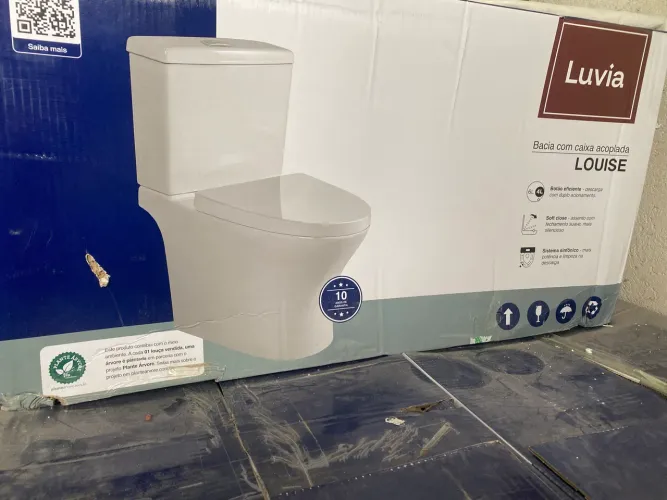 Bacia sanitária mais caixa acoplada 