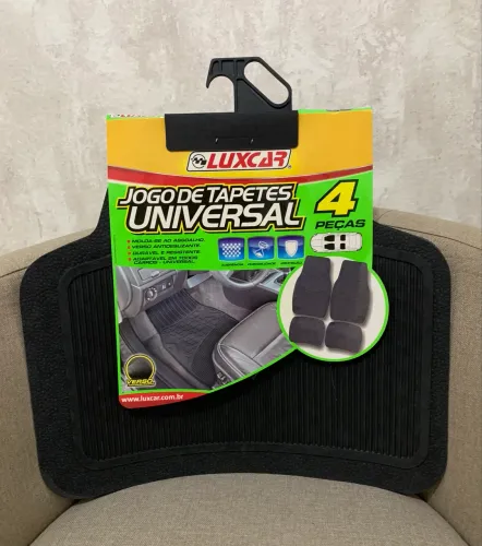 (NOVO!!!) Jogo de Tapete Universal Para Carro (02 Peças)