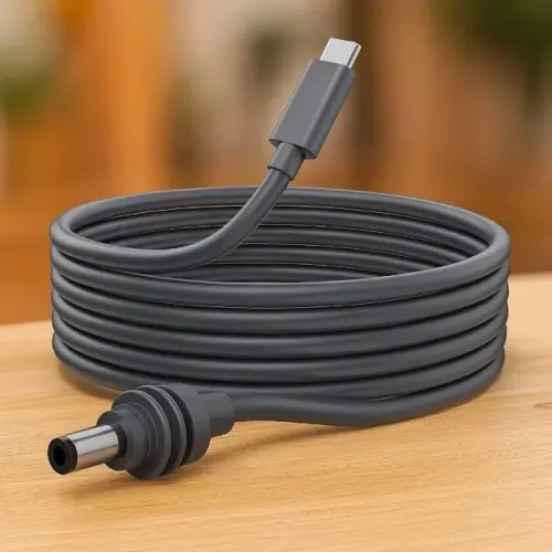 Cabo Carregador Usb-c Tipo C Para Starlink Mini 2m Prova Dágua 65w-100w Powerbank Cinza