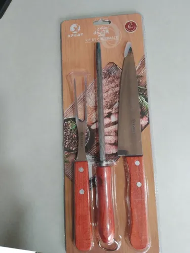 Kit churrasco faca garfo Chaira