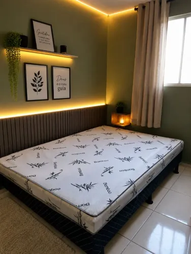 Cama box casal conjugada Ortopédico Alto Nível