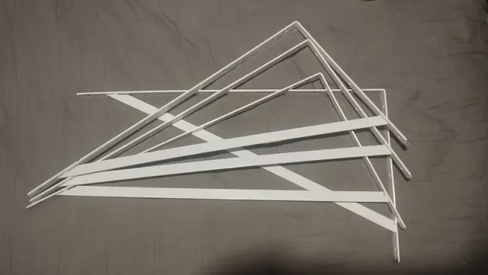 Suporte Mão Francesa Para Prateleira E Móveis 48,5x26cm | Fertak | 04 un