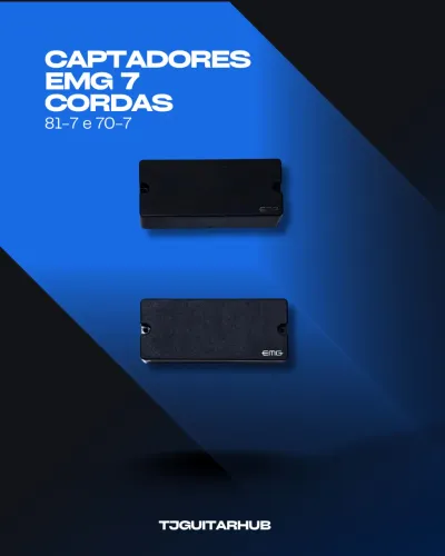 Par Captadores EMG 7 Cordas Ativos