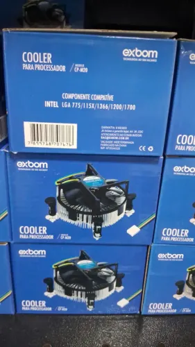 Cooler para Processador Intel 775 /1156/ 1156 /1151 - EXBOM