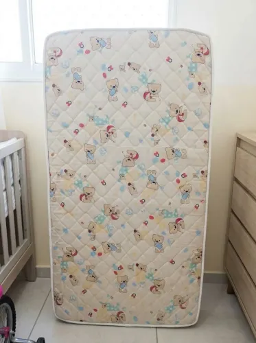 Colchão para Berço + Banheira + Canguru + Mosqueteiro + Almofada Amamentação +