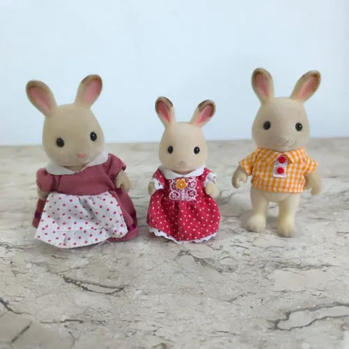 Família Coelho Chocolate Sylvanian Families