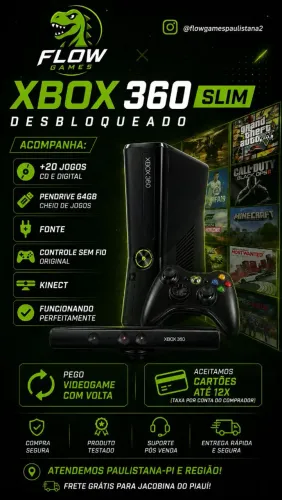 Xbox 360 Slim Destravado
