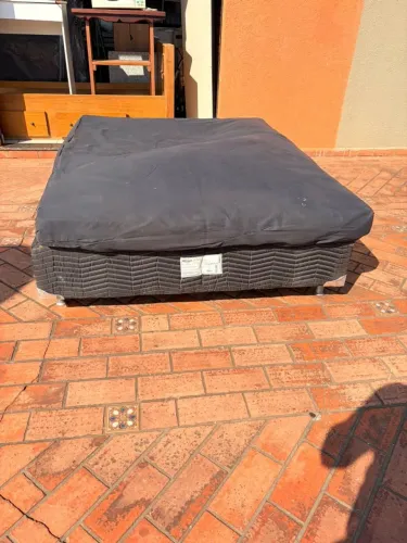 Cama box casal com colchão de espuma usados ((ENTREGO GRATIS))