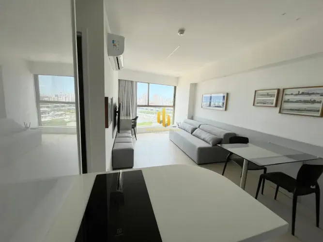 Apartamento Mobiliado 1quarto Banheiro Social 35m Com lazer 01 vaga