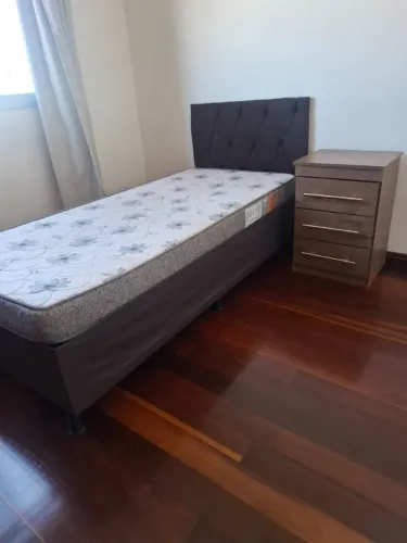 Cama box solteiro com colchão