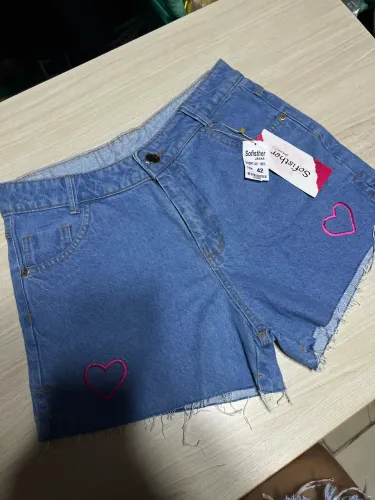 Short jeans feminino 