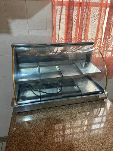 Estufa/Vitrine para Salgados com 7 Bandejas