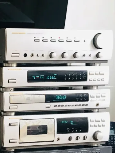 Conjunto modulado Marantz Amplificador Deck Cd sintonizador / com nota fiscal 