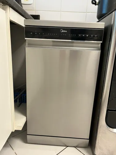 Lava-Louças Midea 10 Serviços Smart Home Inox - Menos de 6 Meses de Uso