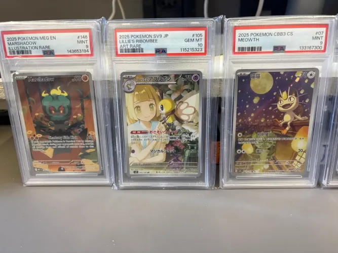 Cartas graduadas pokemon PSA