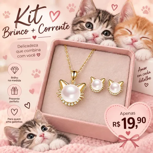 Kit biju de gatinho