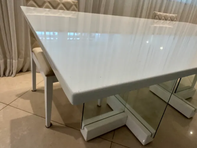 Tampo de mesa em Nanoglass 200x100cm, sofisticado e intacto!