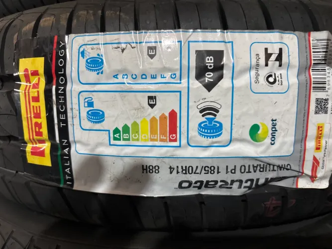 Pneu185/70/14 Pirelli Cinturato P1 novo unidade
