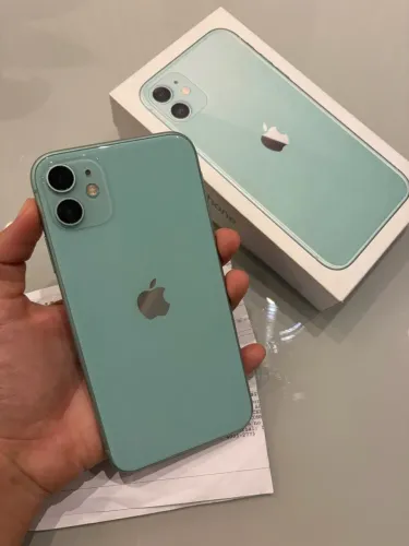 IPHONE 11 128 GB VERDE ÁGUA - IMPECÁVEL COM CAIXA E NOTA FISCAL