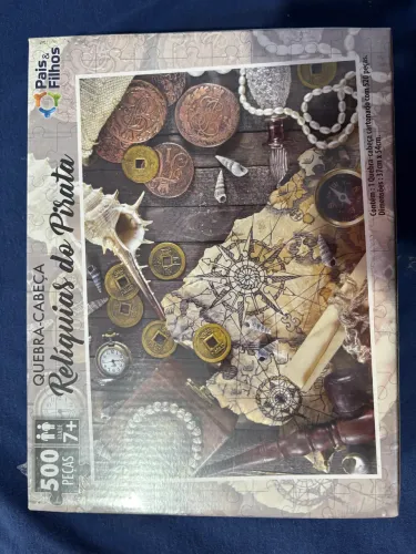 Quebra-cabeça Relíquias do Pirata - 500 peças (Pais & Filhos)