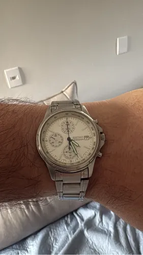 SEIKO 7T92-OCWO cronógrafo JDM feito no Japão, 39mm