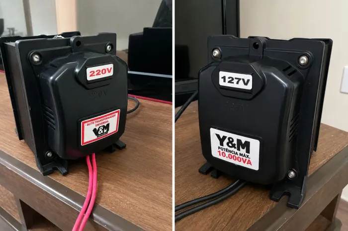 Autotransformador Y&M 10.000 VA - Pouco Usado