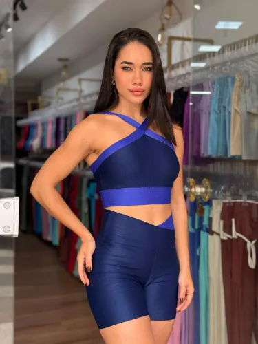 Conjunto Short Fitness + top