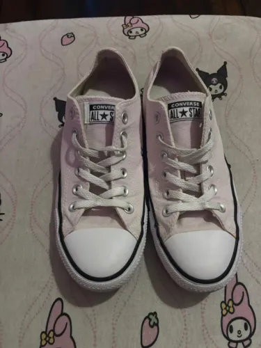 tenis all star converse Chuck Taylor All Star Ox (cano baixo) TAM 37 rosa claro